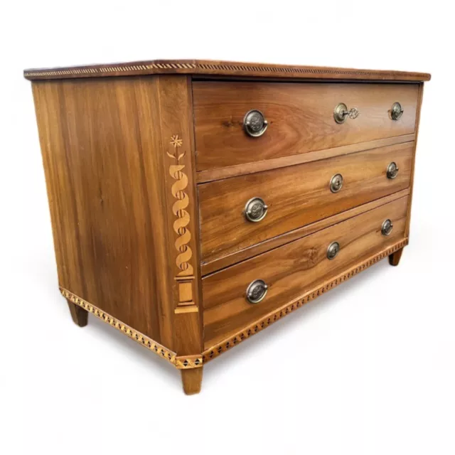 Biedermeier Kommode Louis Seize Kommode Klassizismus Kommode 3 Ladig