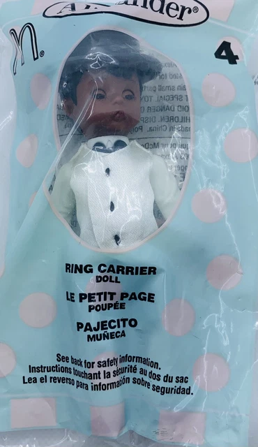 Madame Alexander McDonalds #4 Ring Carrier Black Boy Doll 5"  White Tuxedo 2003