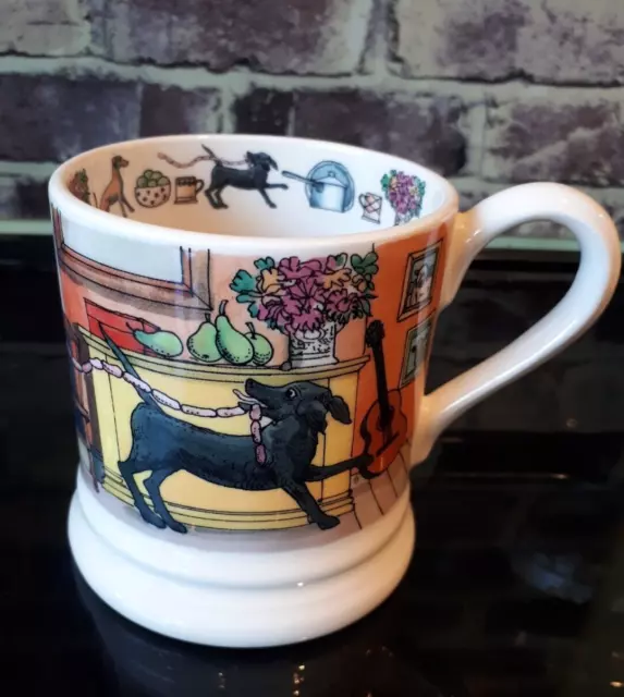 Emma Bridgewater 'A Dog's Dinner' Half Pint mug - First Quality