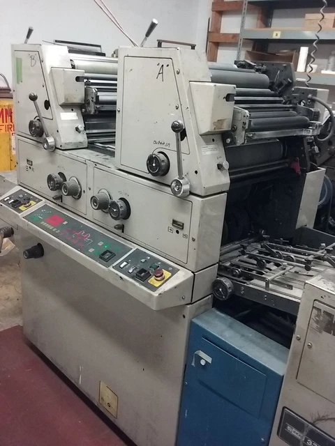 Ryobi 3302 Two Color Offset Printing Press Ryobi 3302 Two Color Offset Printing Press