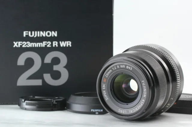 [NEAR MINT+++ in BOX] Fujifilm XF 23mm f/2 R WR Aspherical Lens Black From JAPAN