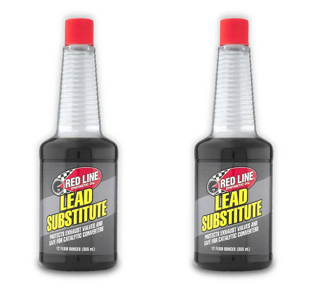 2x Red Line Oil Fuel Additive 60202 For Gasoline Lead Substitute Single