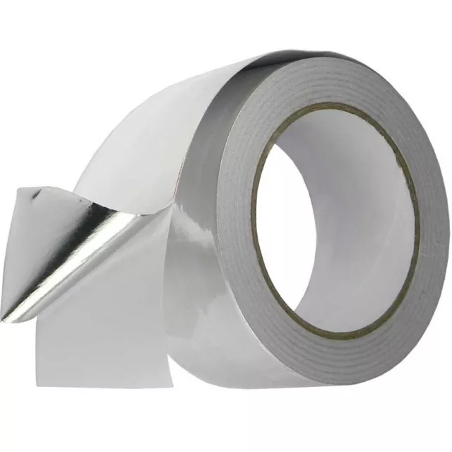 48Mm Aluminium Foil Tape Big Rolls Reflective Self Adhesive Insulation