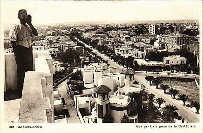 CPA ak morocco casablanca-vue generale prise de la cathedrale (92754)