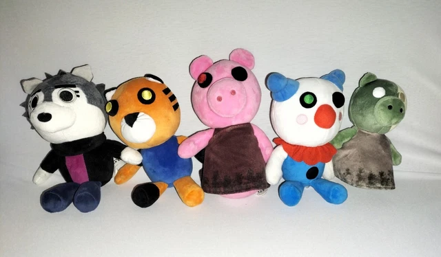ROBLOX PIGGY MINITOON Tigry Phatmojo Plush Stuffed Toy Lot of 4 + Extra ...
