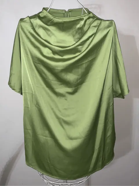 NEW WITH TAGS MOTF Relaxed, fit draped blouse size large