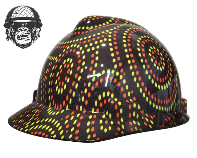 CUSTOM HYDROGRAPHIC SAFETY Hard Hat Mining Industrial DREAMTIME CAP 47