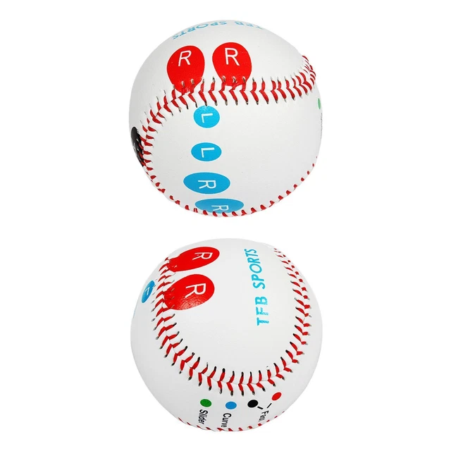 Lot De 2 Balles De Baseball Taille Standard – 145g, 108 Points, Cuir Synthétique, Couture Main, Pour Entraînement Et Compétition