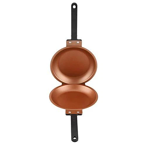 Frying Pan, Double Side Non-stick Flip Frying Pan Fried Egg Pancake Maker