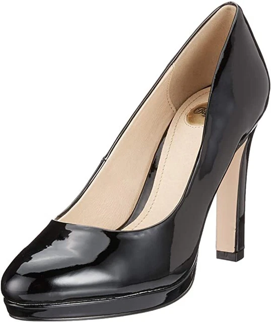 Buffalo h7481new décolleté da donna con altopiano black taglia 40