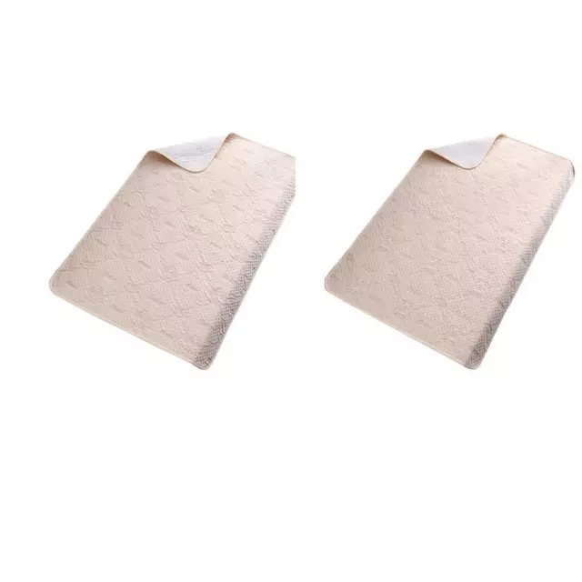 2pcs Reusable Urine Pad Nappy Bedding Changing Pad for Bedwetting Elderly