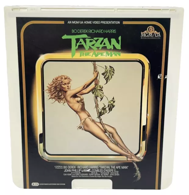 Tarzan The Ape Man RCA CED VideoDisc SelectaVision 1981 Bo Derek Vintage