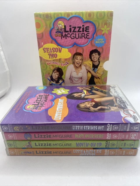 LIZZIE MCGUIRE : Season 2 - Box Set - 4 Discs - Rare - Free Postage $39.00  - PicClick AU