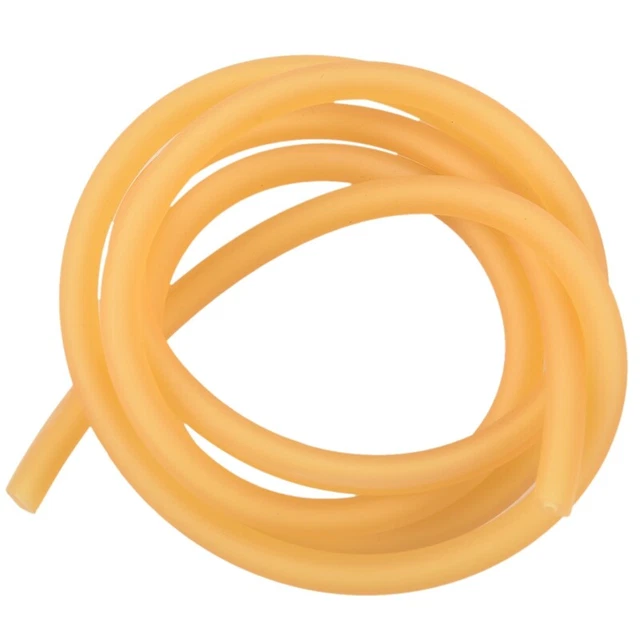 10X(Natural Latex Rubber Band Tube Elastic 2X5Mm Gelb Größe: 1M H8J9)9)