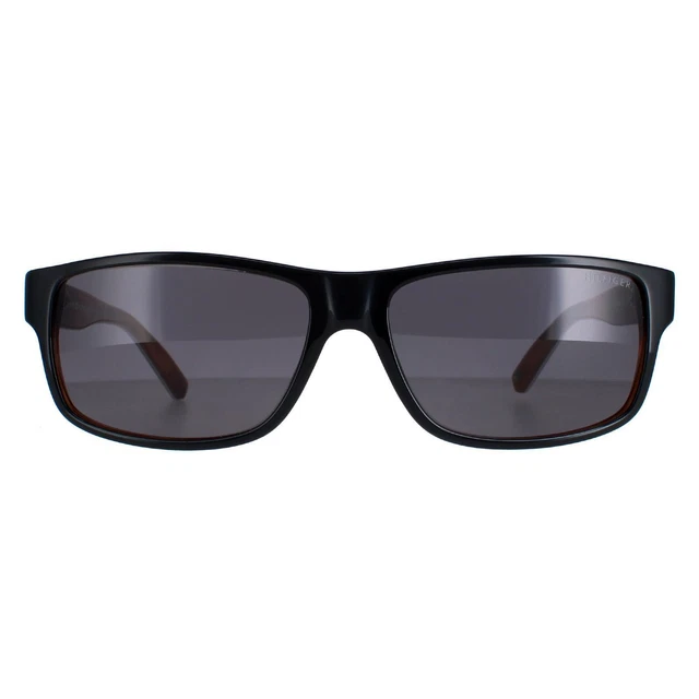 Tommy Hilfiger Lunettes de Soleil 1042/N/S Uno/ Y1 Noir Blanc Klaxon Grey