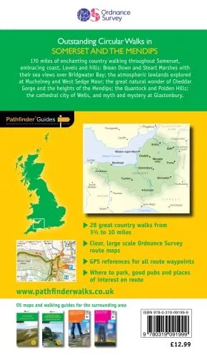 Somerset and the Mendips Pathfinder Walking Guide | Ordnance Survey | Pathfin... 2