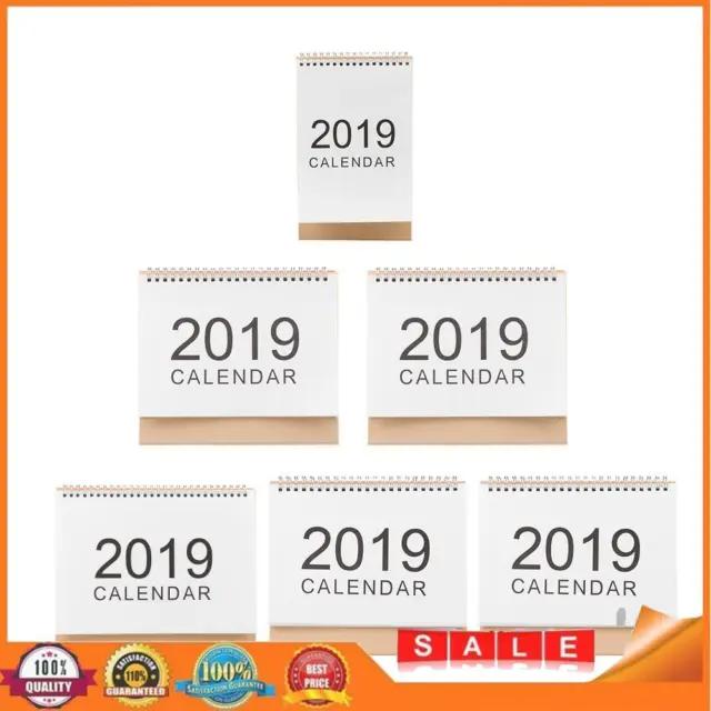 Tischkalender 2019 Monatsansicht, Seawang 2019 Desktop Papierkalender Tagesplane