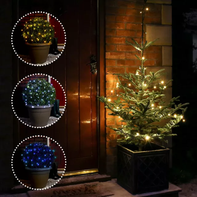 5m Batería Árbol de Navidad Fairy LED Cuerda Interior Temporizador Luces Jardín