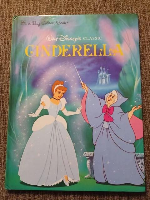 A Big Golden Book Walt Disney’s Classic Cinderella Hardcover Book 1986