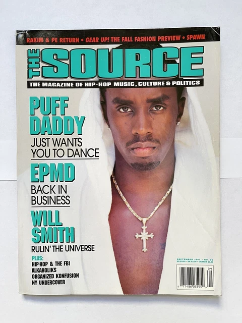 THE SOURCE MAGAZINE September 1997 #96 Puff Daddy EPMD Will Smith £10. ...