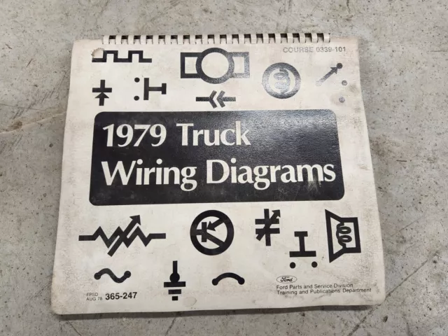 1979 Ford CL9000 CL Series Semi Truck bronco Wiring Diagram Manual f series