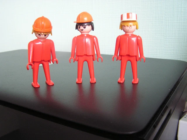 Mode d'emploi Playmobil set 7451 Construction 3 ouvriers de chantiers