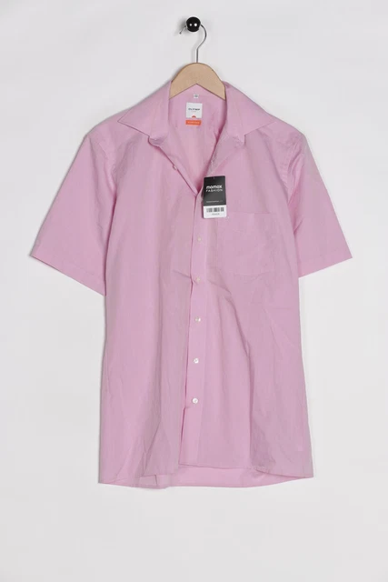Camicia Olymp uomo top business shirt taglia EU 39 cotone rosa #t9cifol
