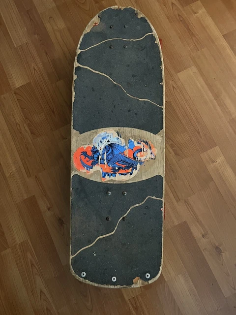 Vintage 1980’s Bones Powell Peralta Skateboard Steve Caballero Kryptonics Wheels