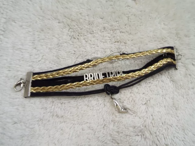 BRIDE TRIBE Love Shoe Bachorlette Party Bracelet (D44)