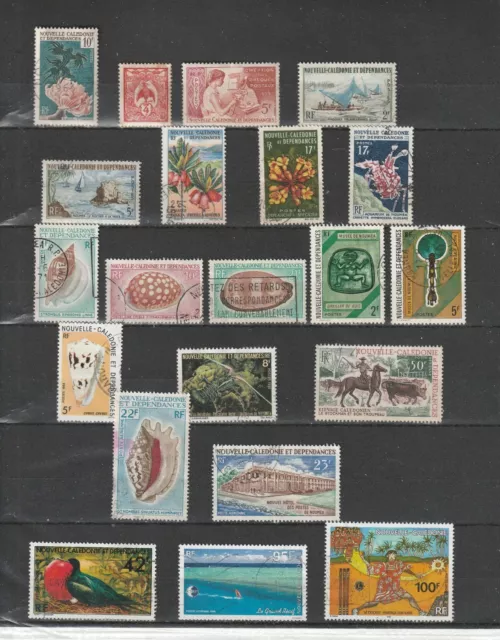 NOUVELLE-CALEDONIE: Lot de  21 timbres.