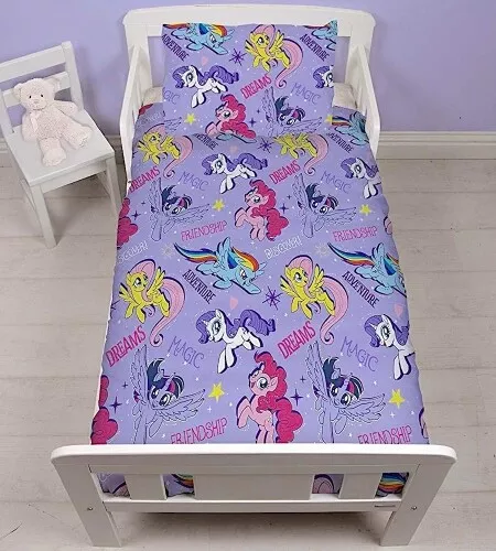 My Little Pony Adventure réversible - ensemble housse de lit pour tout-petit ou lit bébé