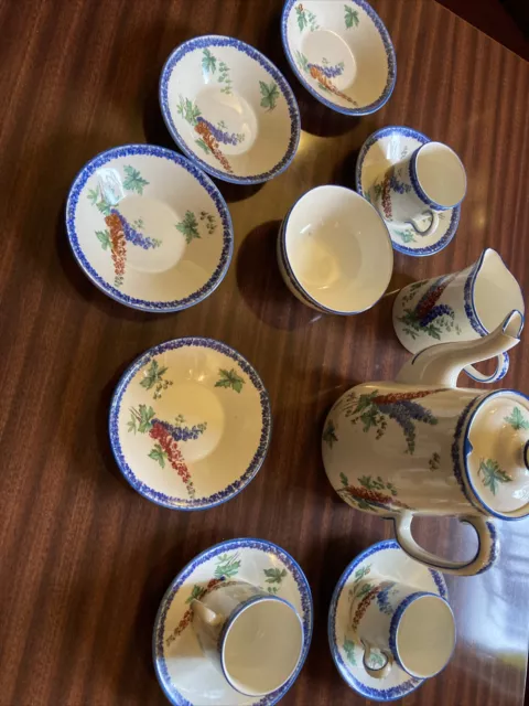 Royal Winton Grimwades Ivory teapot/coffee Pot ,cream jug and sugar bowl ,cups &