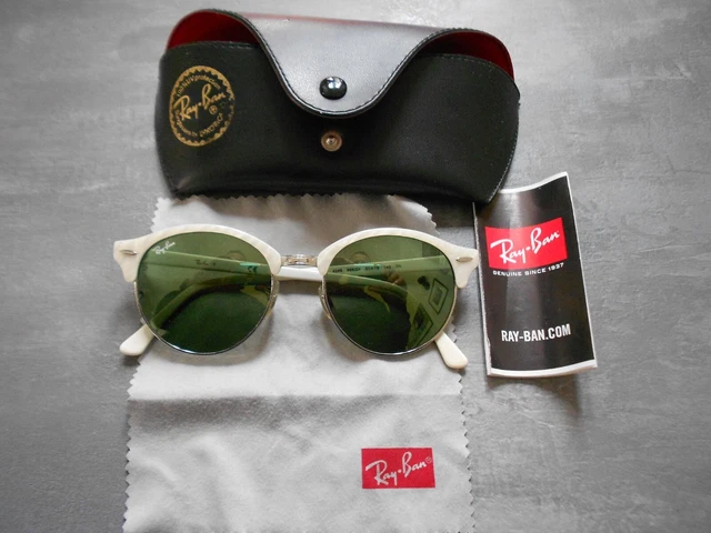 Ray-Ban Occhiali da Sole RB4246 CLUBROUND  988/2X Bianco Donna