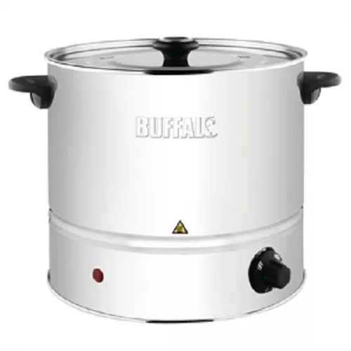 Buffalo Food Stainless Steel Steamer with Lid 6 litre ltr - CL205 Catering