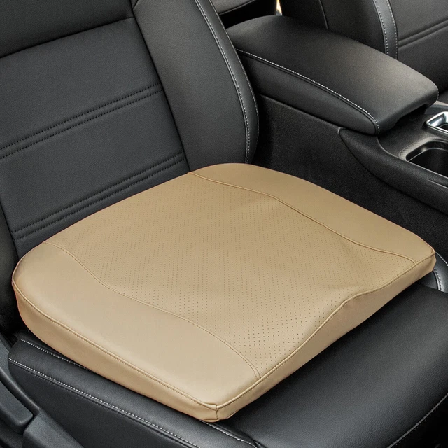PU Leather Memory Foam Car Seat Cushion Pad Pain Relief Office Chair Wheelchair
