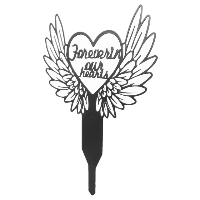 Memorial Plaque Stake Sign Marker Grave Garden Yard Signs The