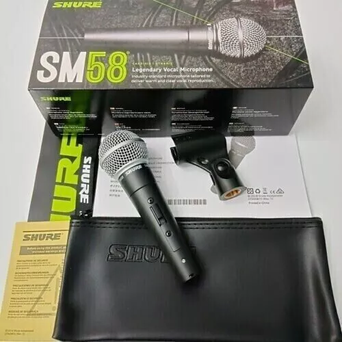 For Shure SM58S Dynamic Vocal Microphone with On/Off Switch UK