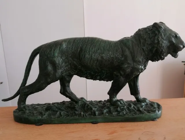 Bronze Animalier De Fratin Le Tigre Marchand