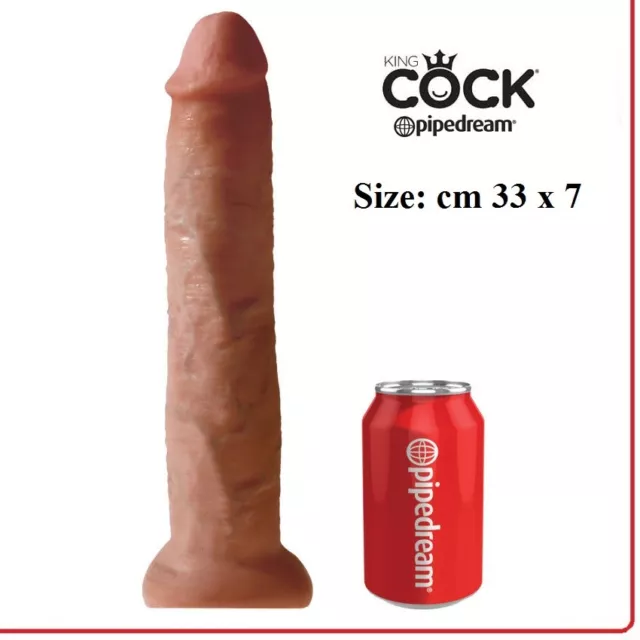 Sexy Fallo realistico gigante King Cock 13 Caramel Big Penis Giant Dong Grosso