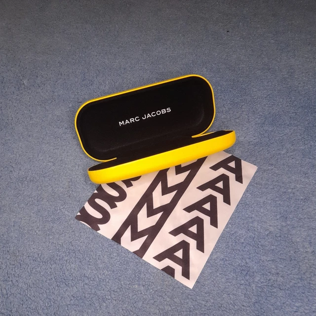 MARC JACOBS DESIGNER Yellow glasses/sunglasses hard case  display picture 2