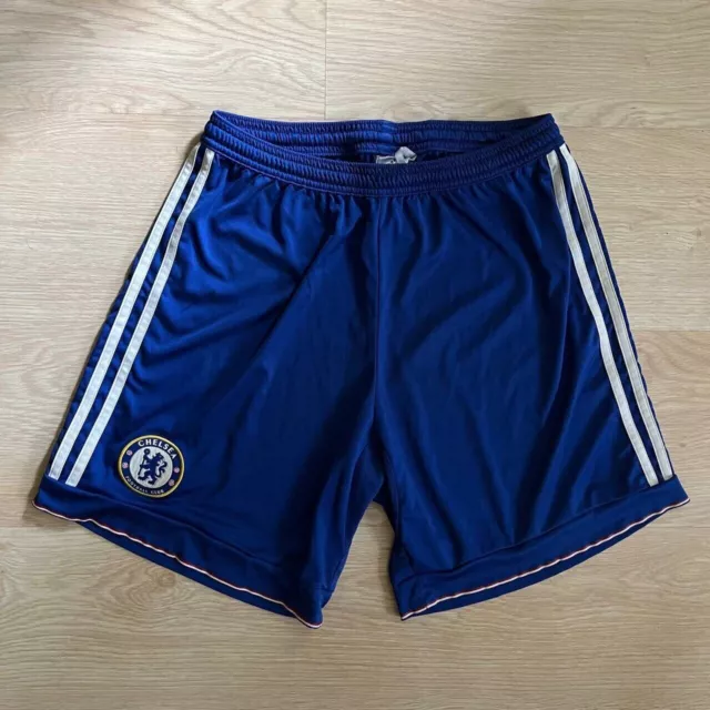 Chelsea Adidas 2015/2016 Football Home Shorts Size “M” Ah5106 Soccer