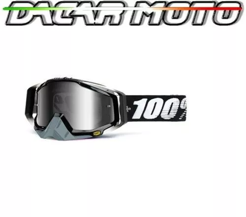 Panel Glasses 100% RACECRAFT Offroad Moto Cross Lenses Mirror +