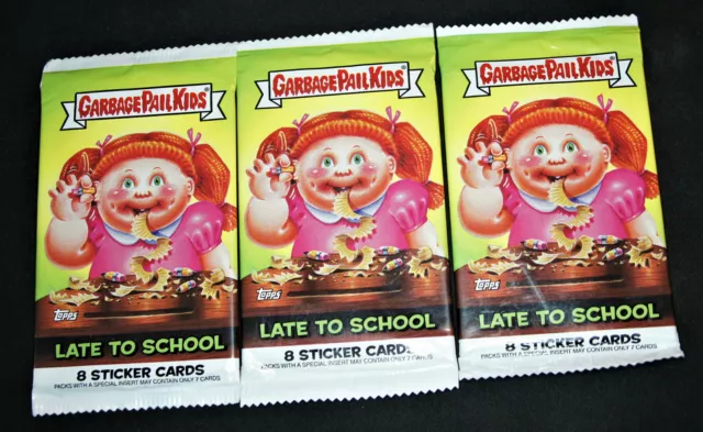 2020 Late To School Garbage Pail Kids (3 Pack Lot) - 8 cards per pack!