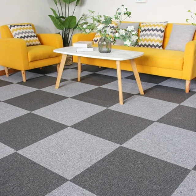 Nisorpa Carpet Tiles Clearance 50x50cm, 20PCS Commercial Carpet Tiles Adhesive -