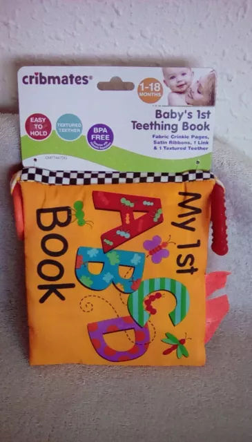 Cribmates Baby's 1st Teething Book       NEW          j