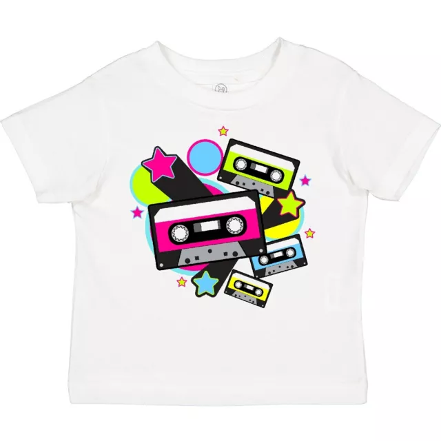 Inktastic The 80s Cassette Tapes Toddler T-Shirt Tape Theme Eighties Born Rock