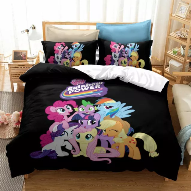 MY LITTLE PONY Rainbow Power Single/Double/Queen/King Bed Quilt Cover