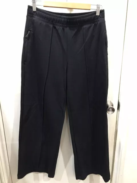 Old Navy Active Pull On Pants Womens Medium Dynamic Fleece Color Black Wide Leg