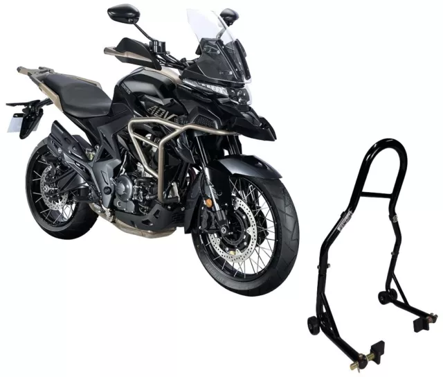 cavalletto moto alzamoto posteriore per alzare sollevare la Zontes T2 350 T2350