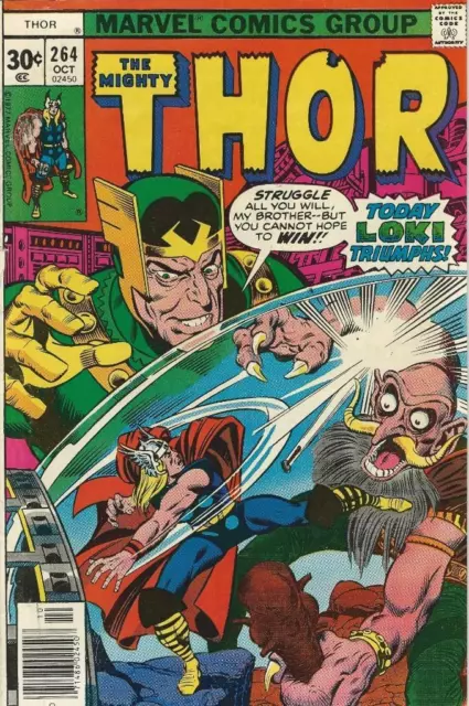 Marvel Comics Mighty Thor Vol 1 (1966 Series) # 264 VF 8.0